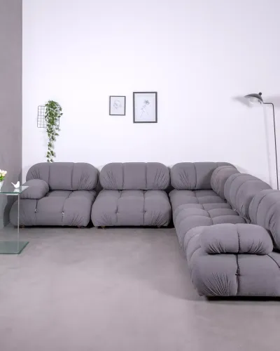 5-Piece L-Shaped Modular Corner Sofa | Free shipping