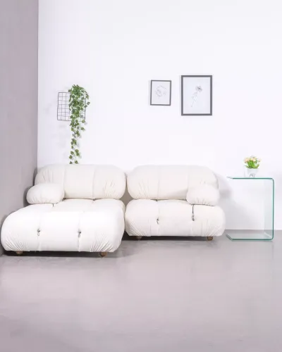 Sofa modułowa 3-częściowa z szezlongiem | Darmowa dostawa