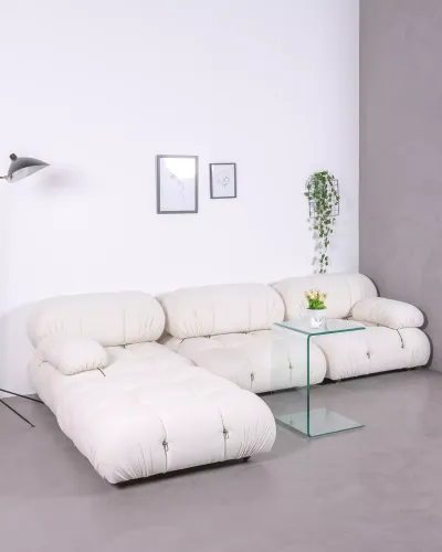 4-delige modulaire bank met chaise longue | Geen verzendkosten