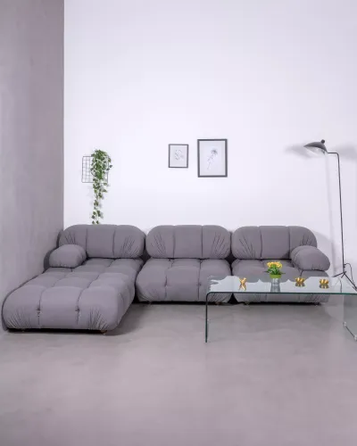 Divano modulare 4 pezzi con chaise lounge | Spedizione gratuita