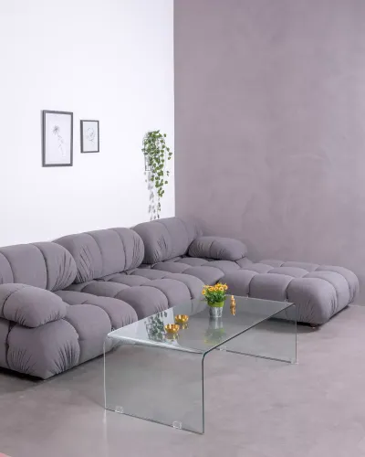 Divano modulare 4 pezzi con chaise lounge | Spedizione gratuita