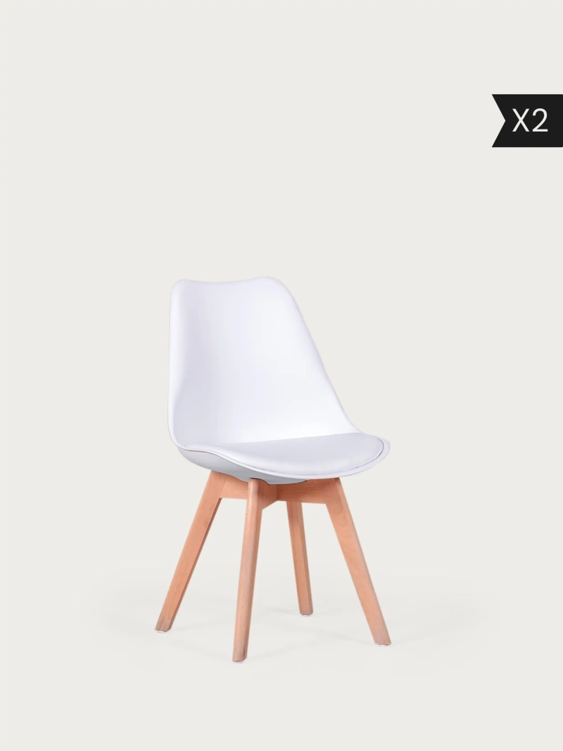 Pack de 2 Silla de comedor nórdica - Verona x2
