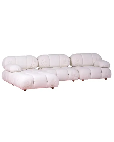 4-Piece Modular Sofa with Chaise Lounge | Free shipping