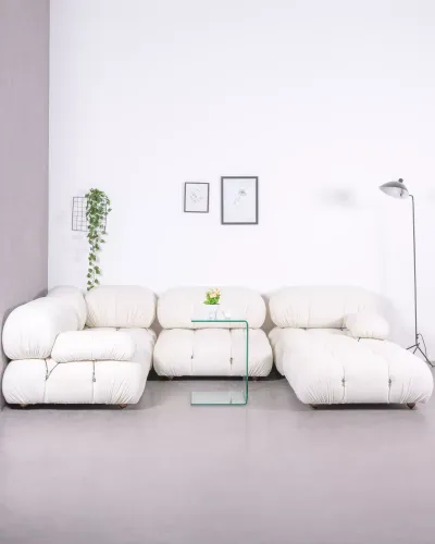 5-delige modulaire bank met 'U'-vormige chaise longue | Geen verzendkosten