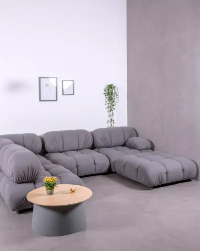 Divano componibile 5 pezzi con chaise longue a 'U' | Spedizione gratuita