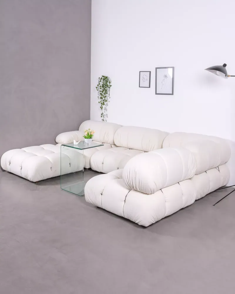 5-częściowa modułowa sofa narożna w kształcie litery U | Nest Dream