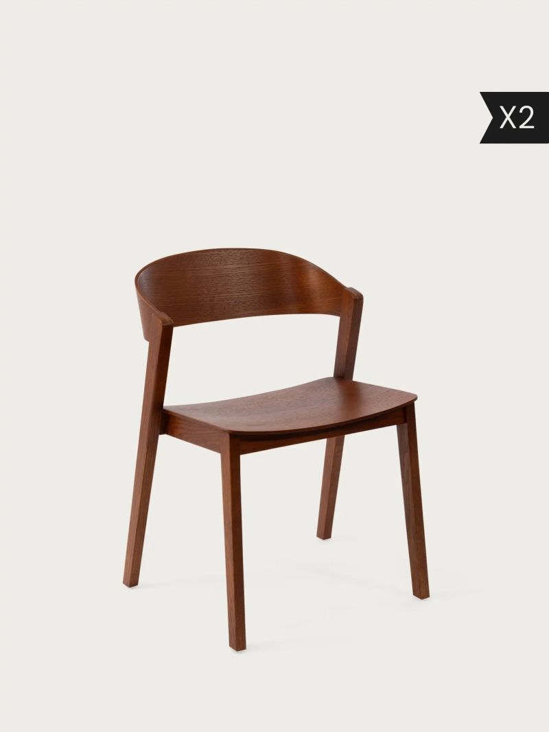 2 db-os Skandináv szék természetes fából - Soho x2