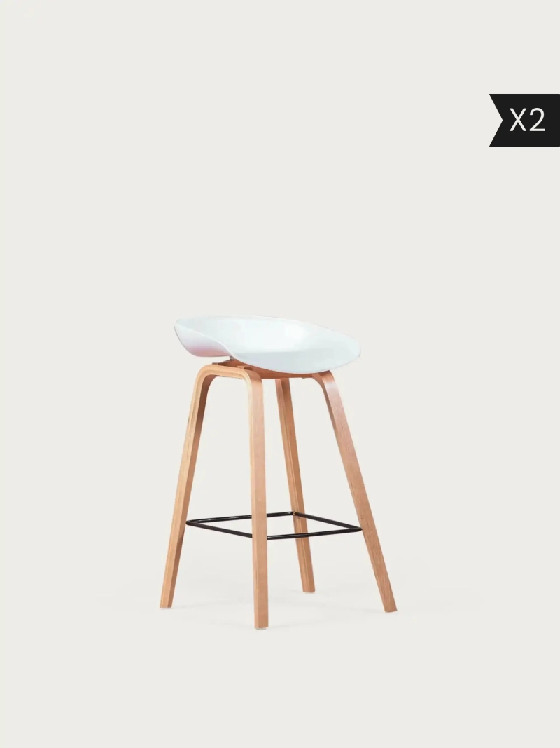 2-pak Skandinavisk barstol (75 cm) Daxer x2