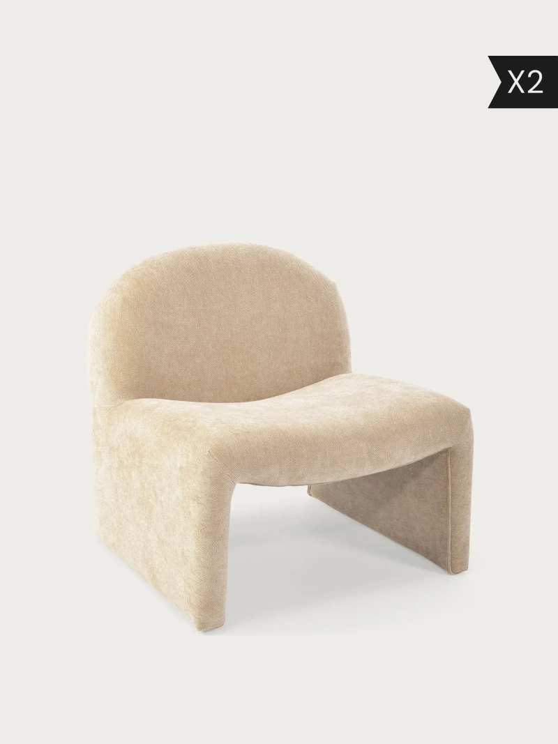 Gestoffeerde design fauteuil - Basel NEST DREAM - 22