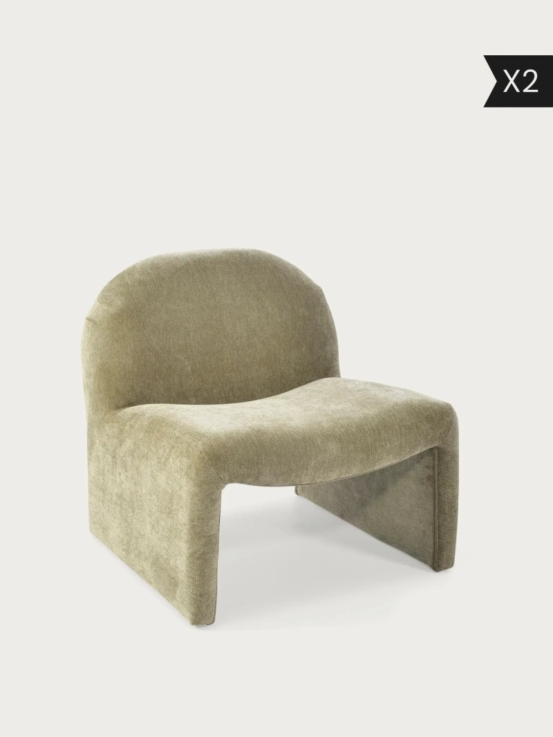Gestoffeerde design fauteuil - Basel NEST DREAM - 21