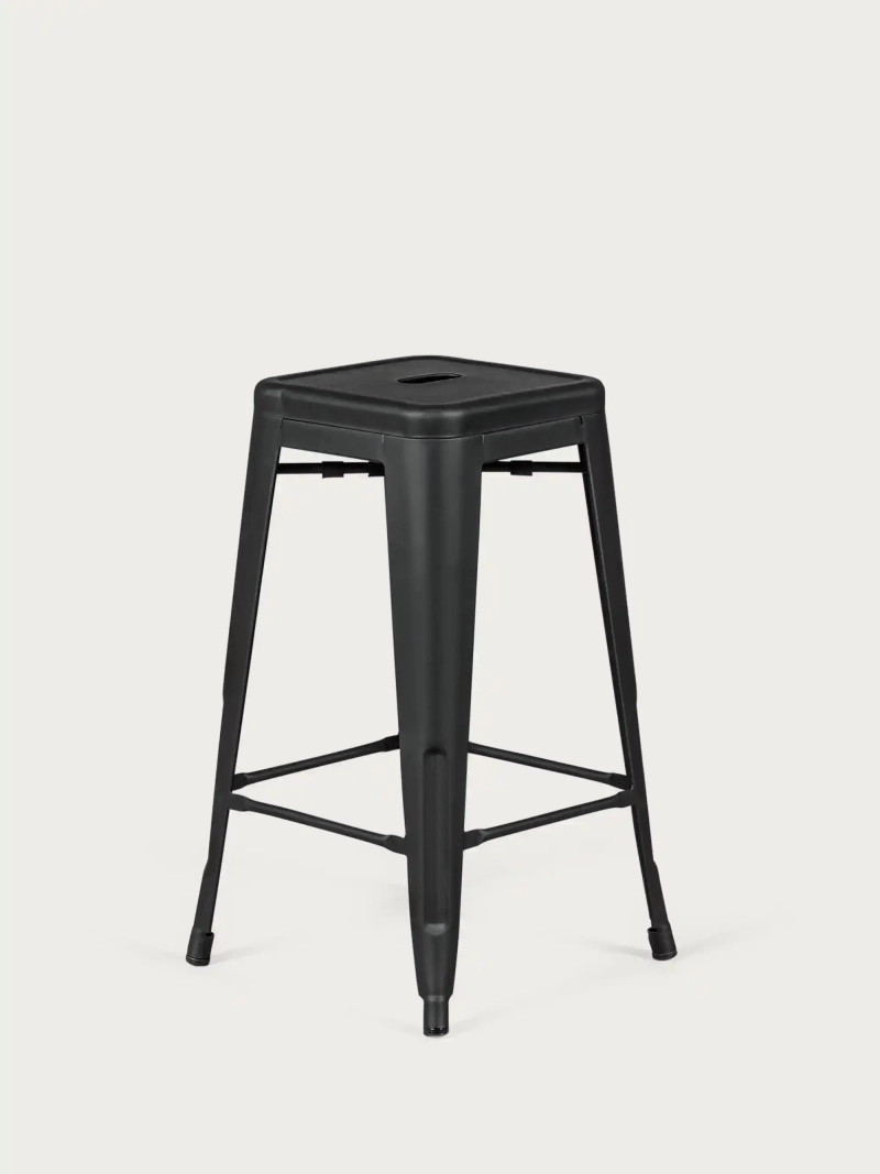 krzesło przemysłowa sztaplowana stal 68 cm | Bistro