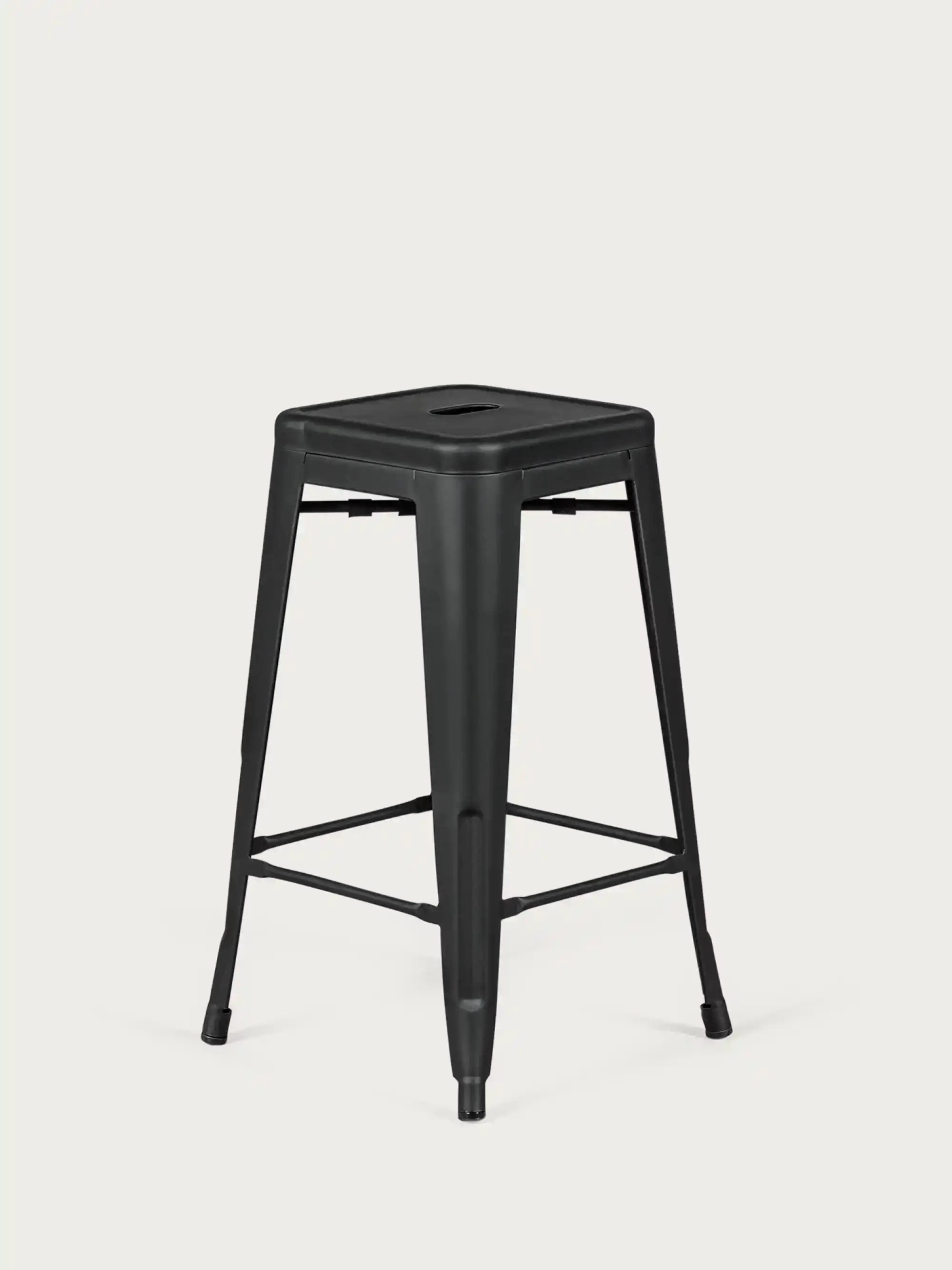 hocker industriell stapelbar 68 cm Stahl | Bistro