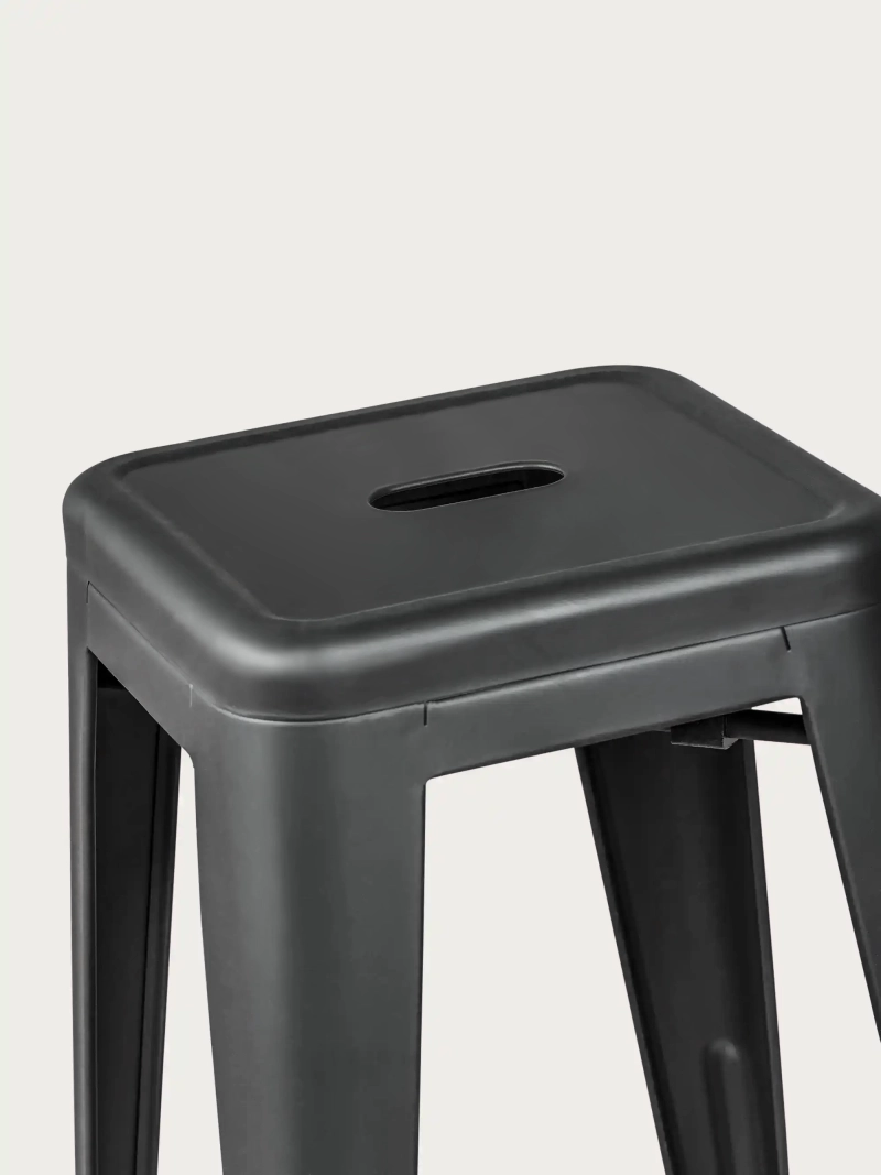 hocker industriell stapelbar 68 cm Stahl | Bistro