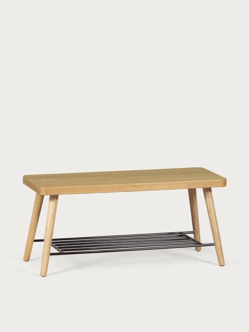 Banc rustique en bois de hêtre naturel - Bristol NEST DREAM - 1