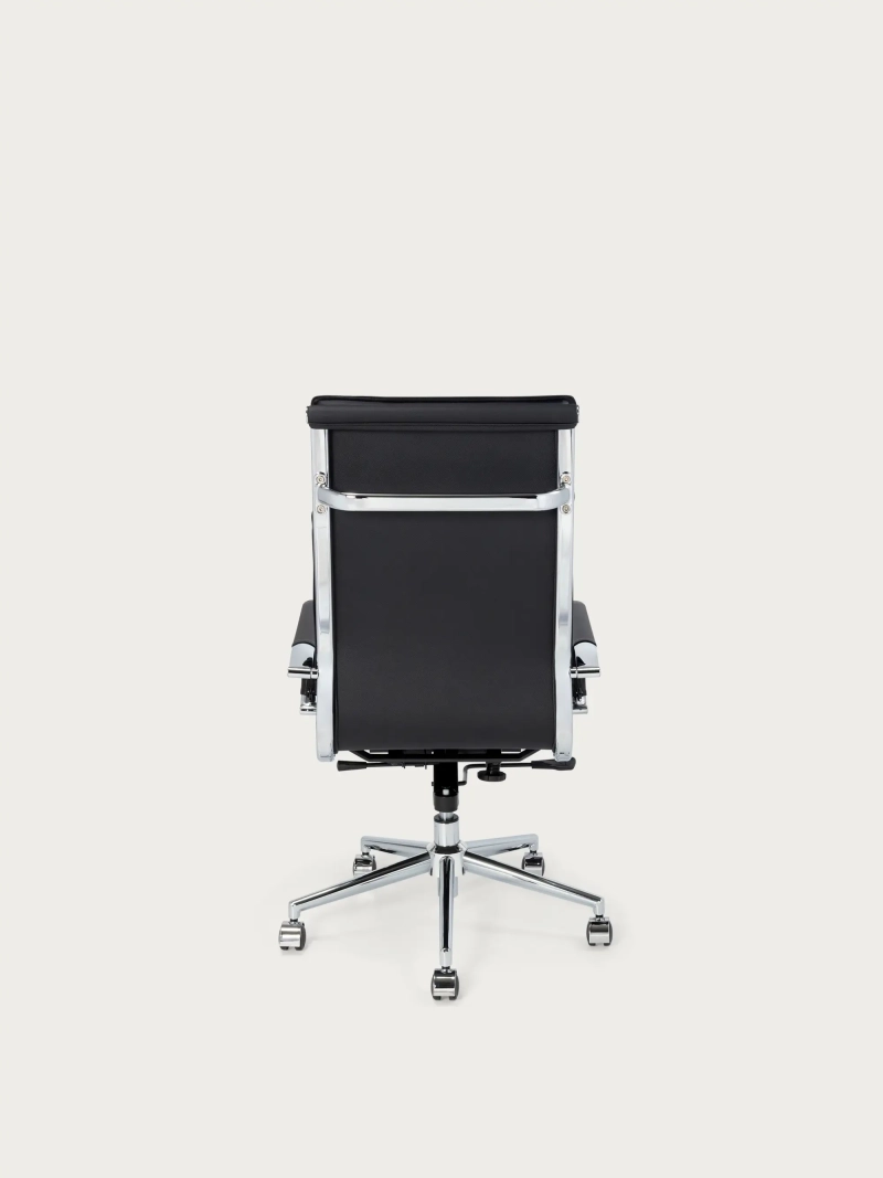 Scaun de birou cu spătar înalt, de tip studio, pentru birouri de studiu și birouri de acasă