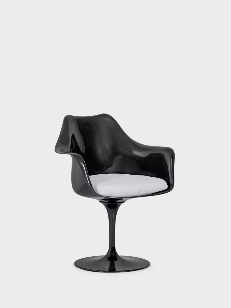 Poltrona girevole a 360° “ Tulip ” in ABS e alluminio | Lotus Arms