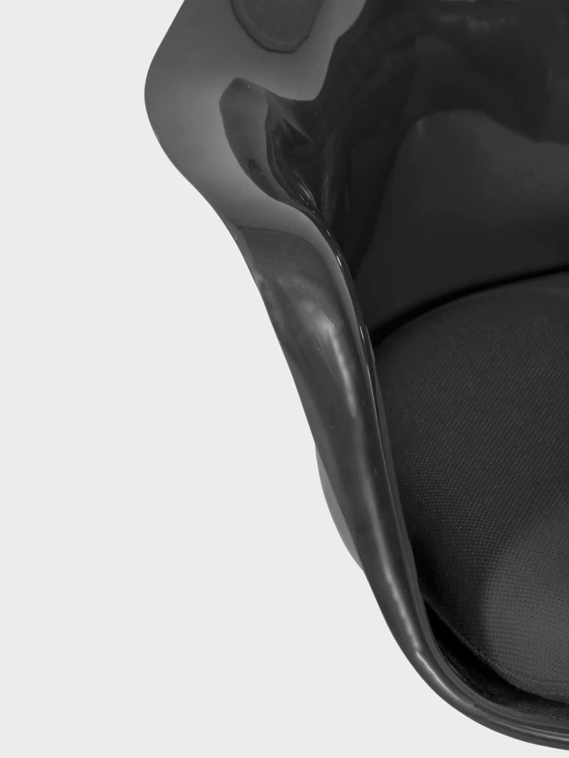 Designová otočná židle s černým rámem - Lotus Arms NEST DREAM - 34