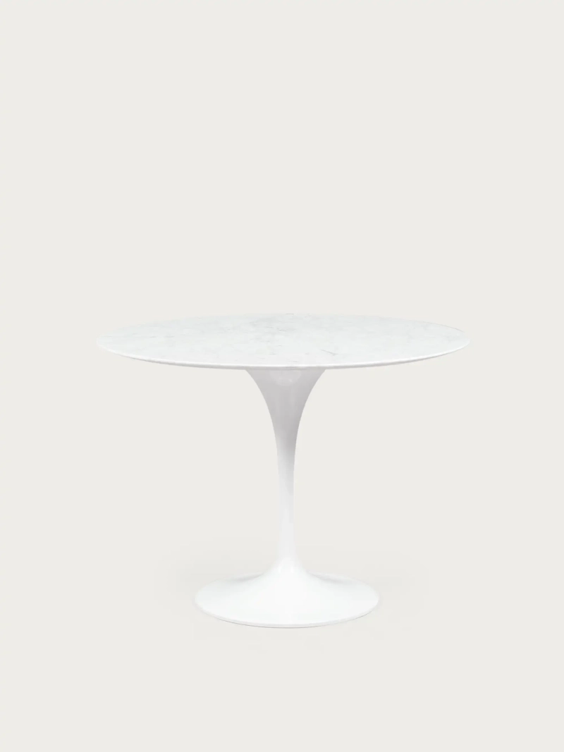 Round Stůl z carrarského mramoru, 100 cm | Jídelní stůl Lotus