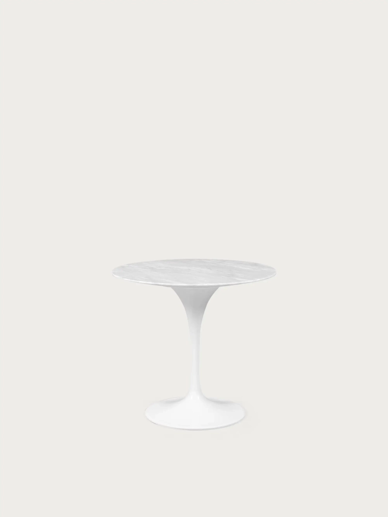 Round Stôl z carrarského mramoru 80 cm – Jedálenský stôl Lotus