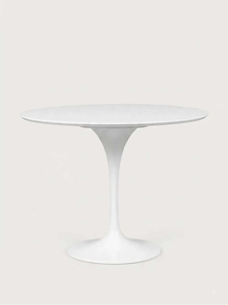 High-end designer round dining table in MDF (100cm) - Dining Lotus NEST DREAM - 2