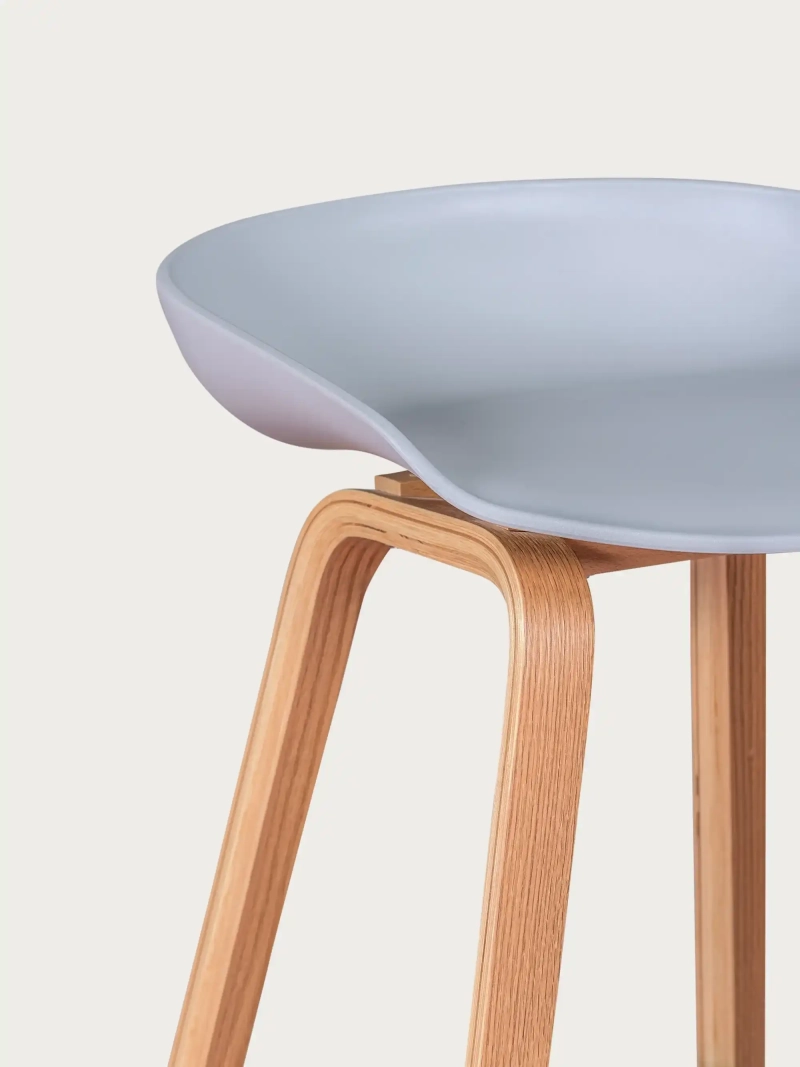 stool Scandinavian with 75 cm wooden legs - Daxer NEST DREAM - 18