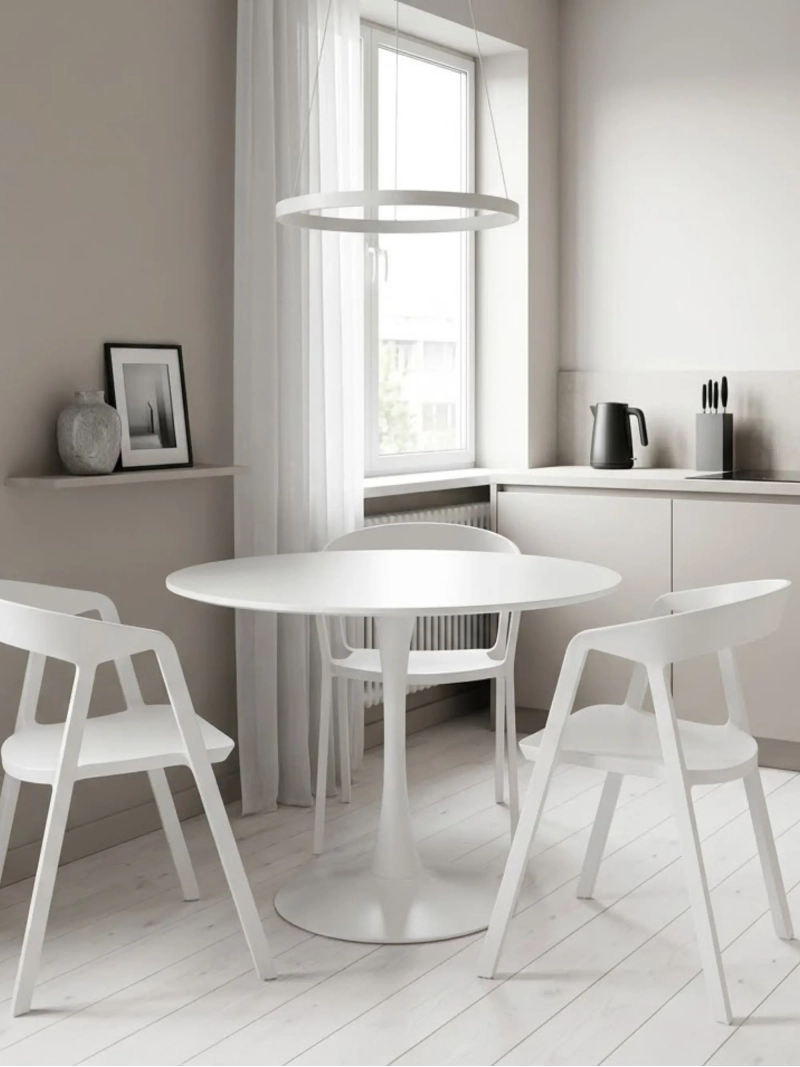 Round mesa de jantar design (90cm) - Lotus NEST DREAM - 2