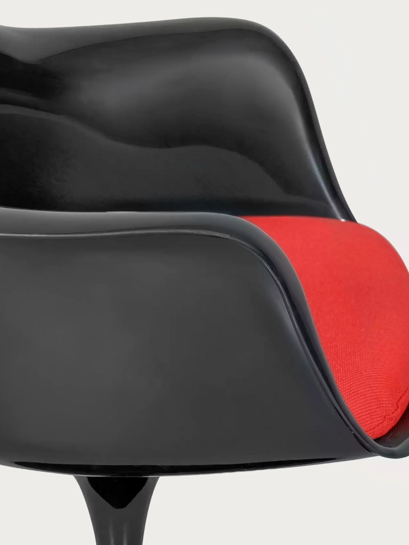 Cadeira giratória de design com estrutura preta - Lotus Arms NEST DREAM - 10