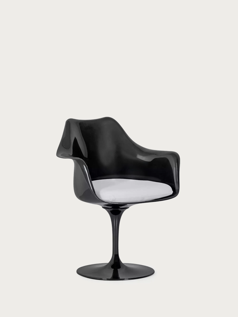 Designer swivel chair with black frame - Lotus Arms NEST DREAM - 1