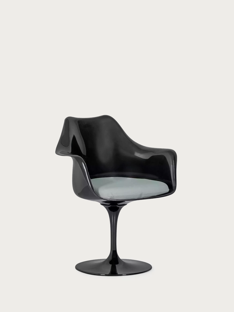 Designová otočná židle s černým rámem - Lotus Arms NEST DREAM - 19
