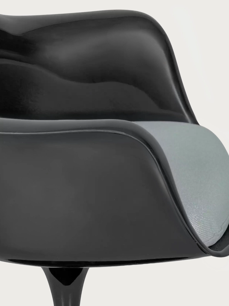 Designová otočná židle s černým rámem - Lotus Arms NEST DREAM - 19