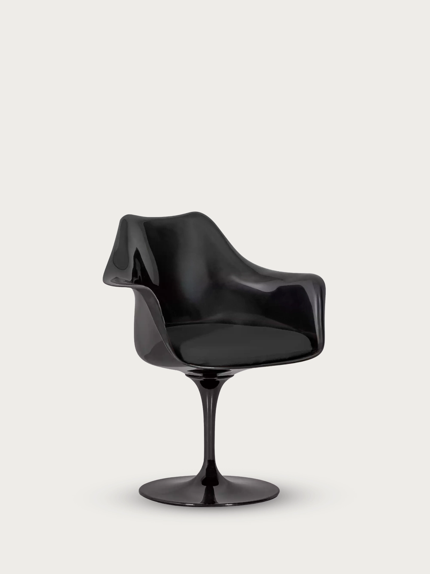 Designerskie krzesło obrotowe z czarną ramą - Lotus Arms NEST DREAM - 28