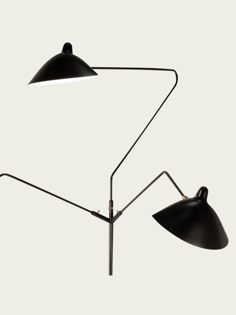 Three-head adjustable steel floor lamp - Moulart NEST DREAM - 3