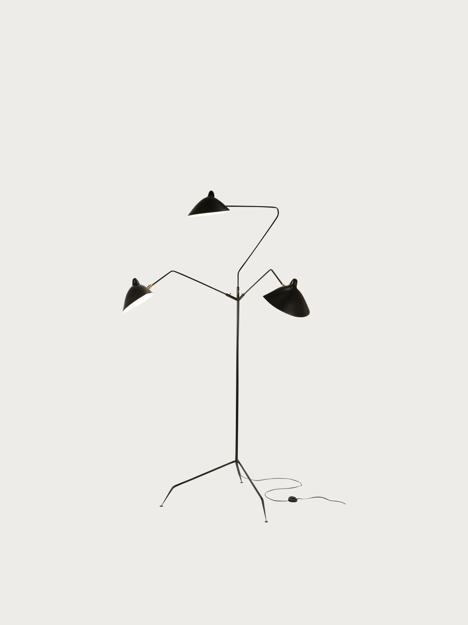 Three-head adjustable steel floor lamp - Moulart NEST DREAM - 1