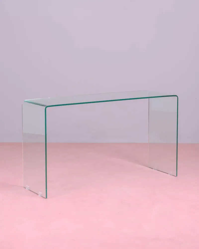 Halconsoletafel van gehard glas | Gratis verzending en 5 jaar garantie