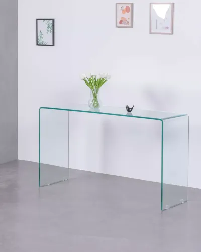 Tempered glass hall console table | Free shipping and 5 years warranty