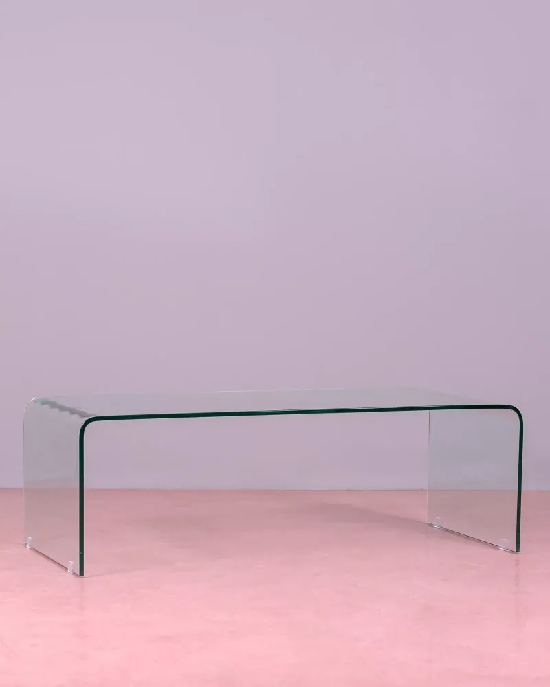 Tempered glass coffee table | Glass design tables | Nest Dream