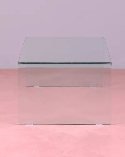 Tempered glass coffee table | Glass design tables | Nest Dream