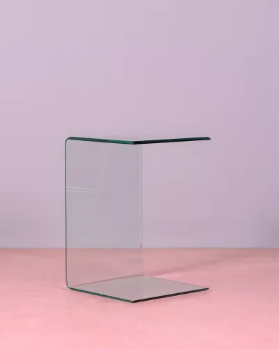 Sidebord i hærdet glas til sofa | Designborde Nest Dream