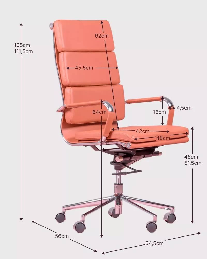 Pisarniški stol Alu S Highback Special Edition Leatherette Office Chair|Nest Dream