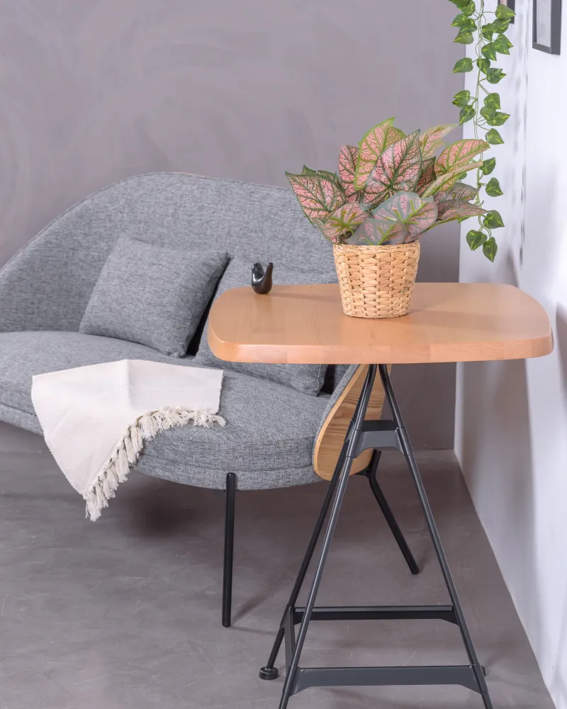 Nordic Earth Sofa aus Walnussholz und Baumwollpolsterung – Nest Dream