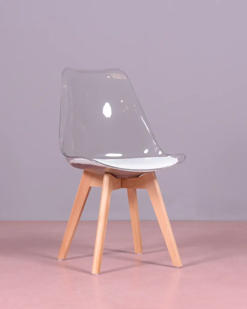 Tower Verona Chair Transparent | Wooden chairs | Nest Dream