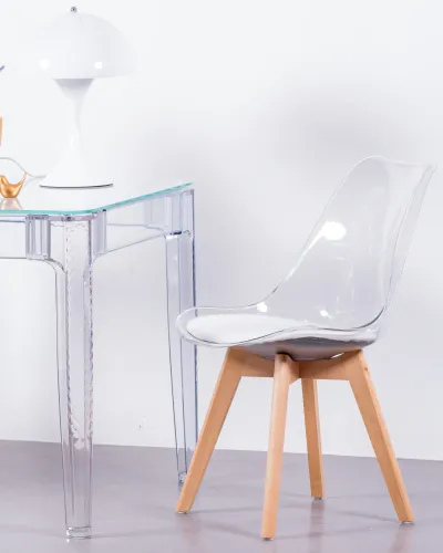 Tower Verona Chair Transparent | Wooden chairs | Nest Dream