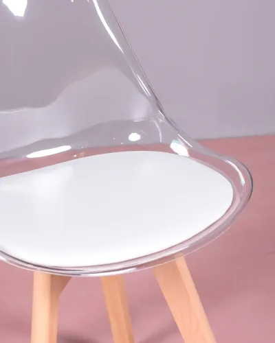 Tower Verona Chair Transparent | Wooden chairs | Nest Dream