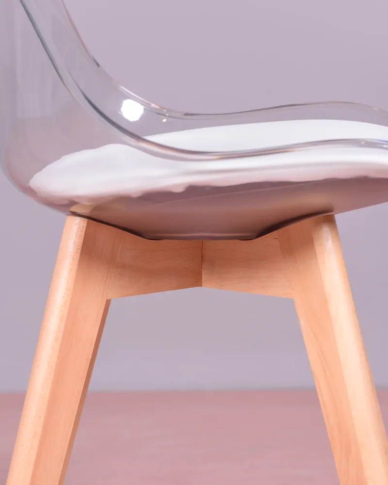 Tower Verona Chair Transparent | Wooden chairs | Nest Dream