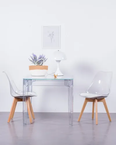 Tower Verona Chair Transparent | Wooden chairs | Nest Dream