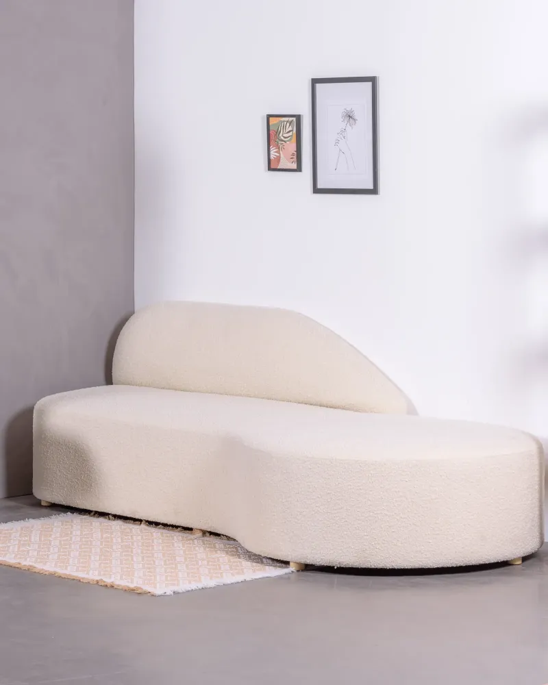 Canapé design Mozart en tissu bouclé | Livraison gratuite | Nest Dream