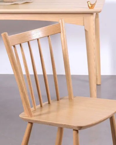 Handmade Union Chair in Natural Oak Wood | Nest Dream