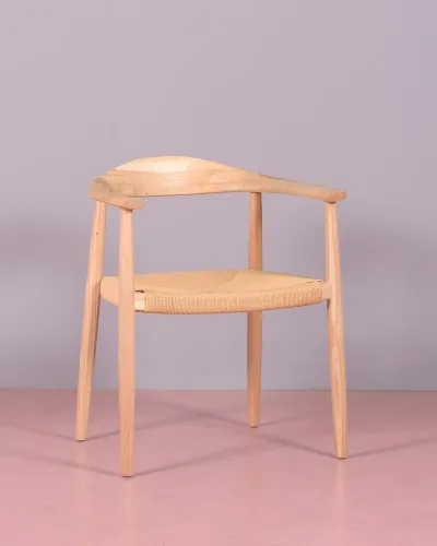 Silla Santon en Madera de Fresno y Cuerda Natural | Garantía 5 años