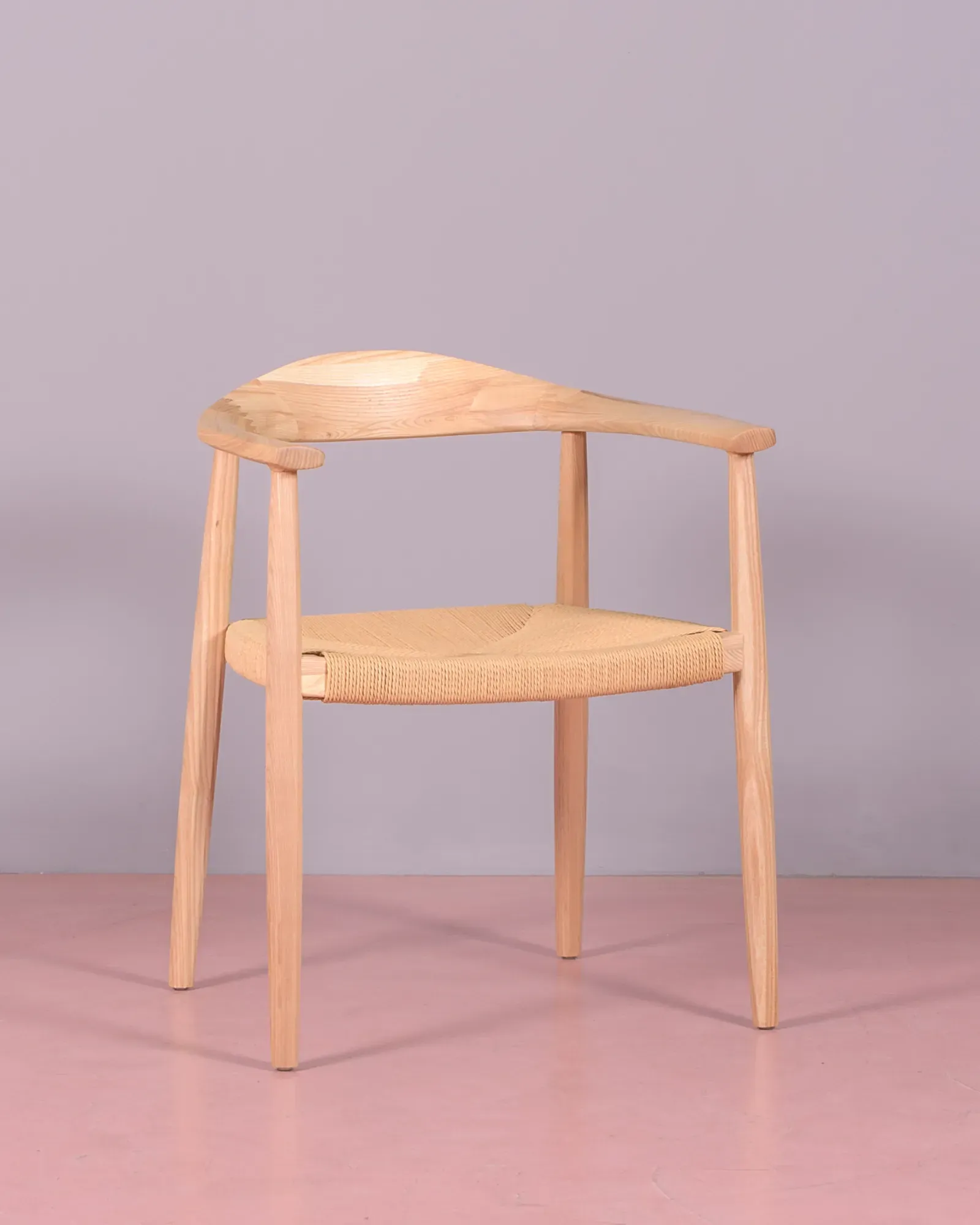 Santon Chair in Ash Wood and Natural Rope | 5 year warranty