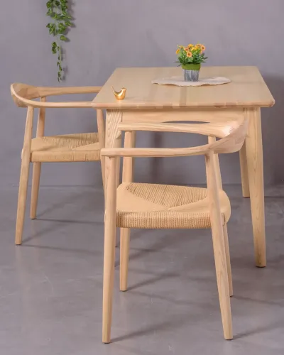 Santon Chair in Ash Wood and Natural Rope | 5 year warranty